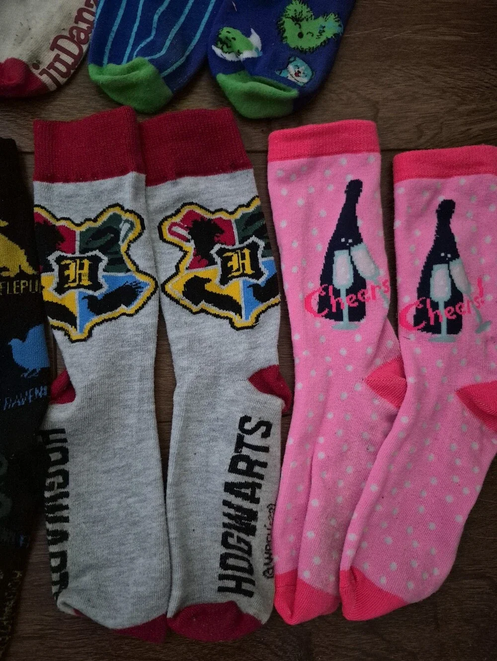 Silly Socks Day Bundle 7 Crew Kids Socks Boys & Girls Harry Potter